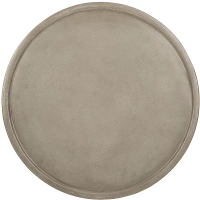 Farmond Concrete Side Table - Dark Grey - Safavieh - Image 7