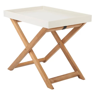 Terance Side Table - Natural/Beige - Safavieh - Image 7