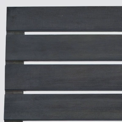 Geneva Wood Patio Rocking Chair - Gray - Safavieh - Image 4