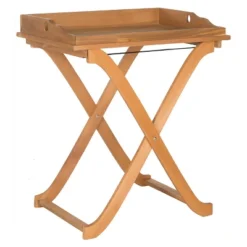 Covina Tray Table - Brown - Safavieh