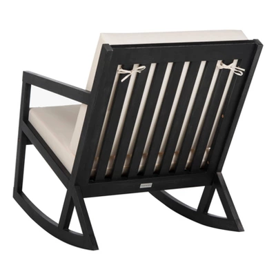 Vernon Rocking Chair - Black/White - Safavieh - Image 5