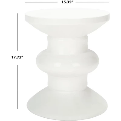 Jiraiya Concrete Accent Stool - Safavieh - Image 4